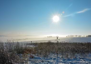 On a cold winter morning