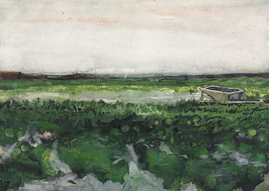 Landscape with Wheelbarrow