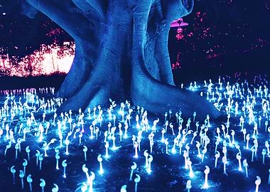 Tree Light Cyberpunk