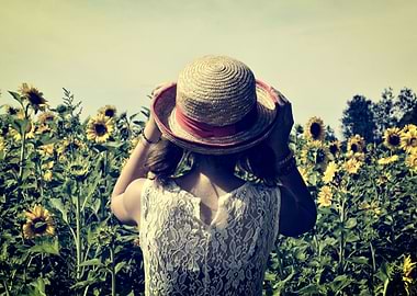 Sunflower girl