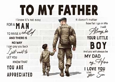 to My Dad Gift from Son