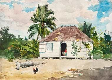 Native hut at Nassau