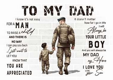 to My Dad Gift from Son