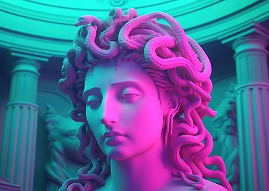 Neon Synthwave Mythos