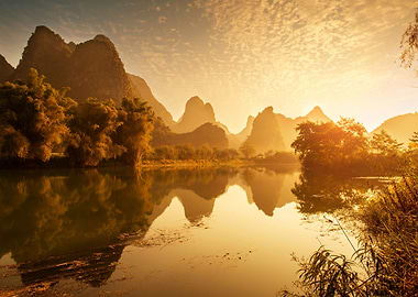 Landscape bama in guangxi