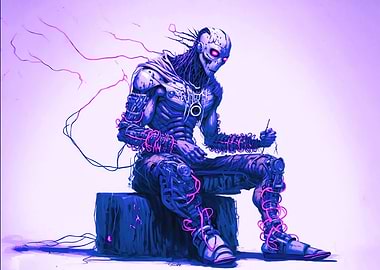 Cyborg with Athletic Build