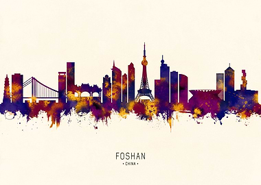 Foshan China Skyline