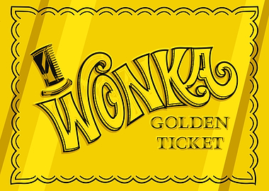 Wonka Golden Ticket Logo