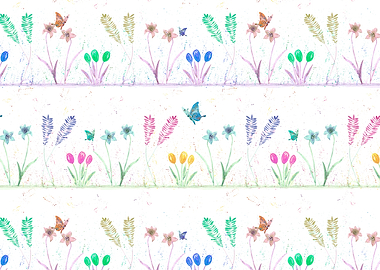 Flowers and Butterflies