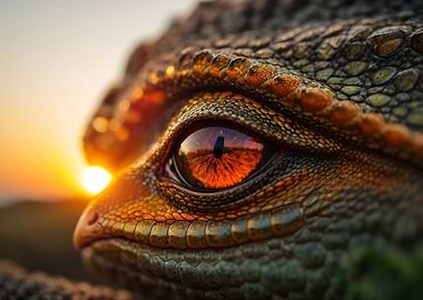 Lizards Eye and the Sun