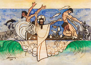 miraculous catch of fish