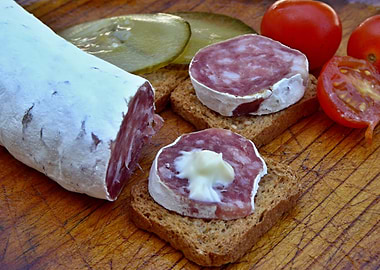 Traditional dry sausage