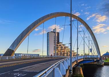 Clyde Arc Bridge Glasgow
