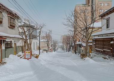 Winter in Hakodate Japan