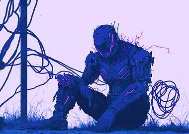 Cyborg with Athletic Build