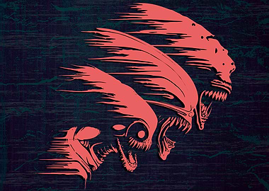 Space Ink Alien Monster