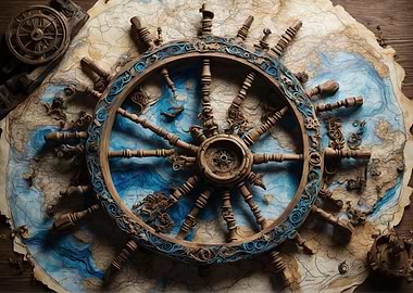 Pirate Ship Wheel Broken