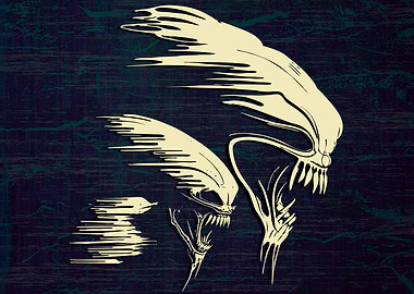 Space Ink Alien Monster