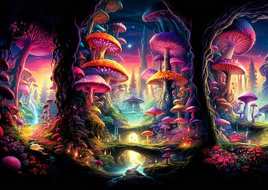 Fantasy Mushroom Land