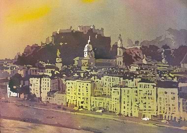 Salzburg Austria skyline