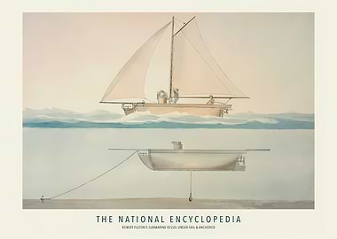 Submarine Vessel Under Sai