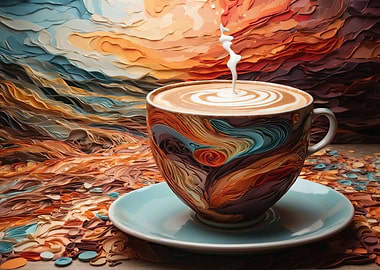 Cappuccino Coffee Cup