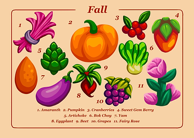 Fall Crops Stardew