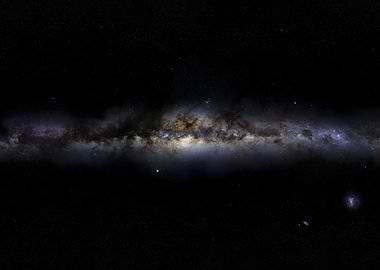Milky Way Galaxy space