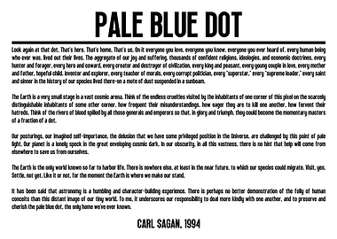 Pale Blue Dot