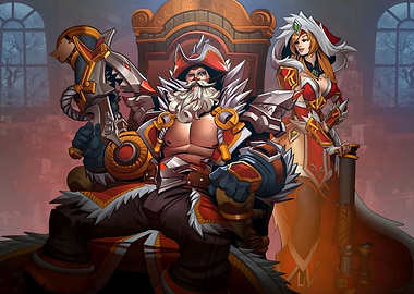 King Dredge cyber warrior