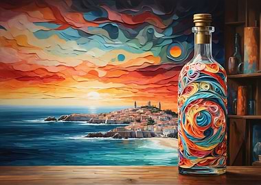 Portugal Port Bottle