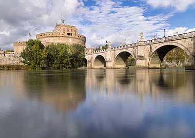 Tiber river in Rome