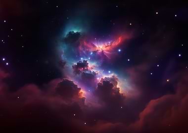 Beautiful Space Nebula
