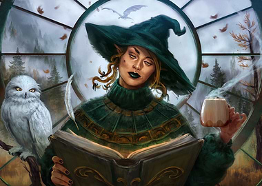 The Witch and Magic Quill