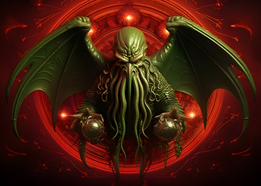 Cthulhu Christmas Deco