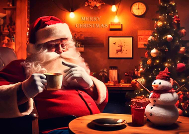 SANTA MERRY CHRISTMAS