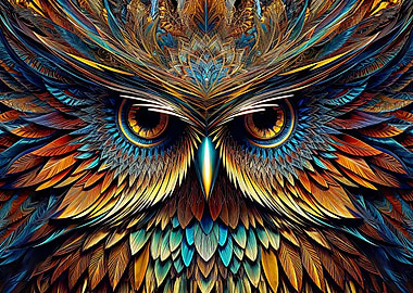 Ethereal Owl Fractal