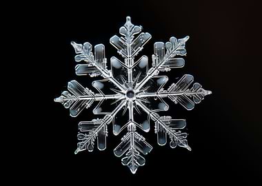 Marco Photograph Snowflake