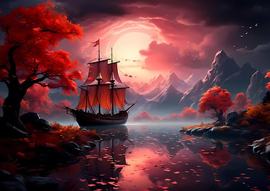 Cherry Blossom pirate ship