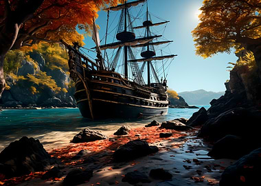 Landscape Pirate Ship