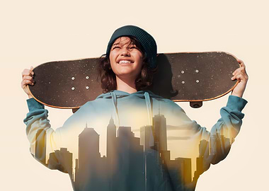 Urban double exposure