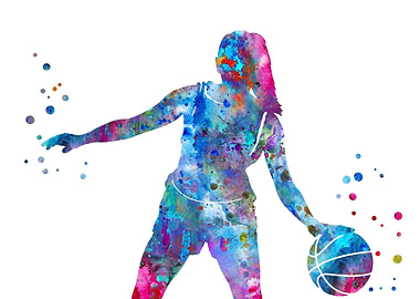 Girl Basketball Player