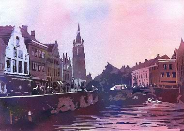 Church Bruges Belgium art