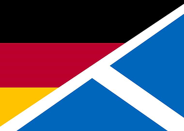 Deutschland Scotland Flag