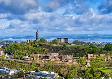 Calton Hill In Edinburgh