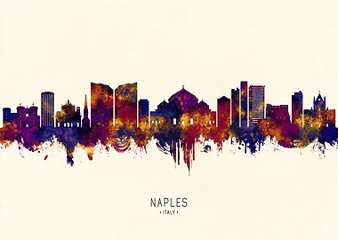 Naples Italy Skyline