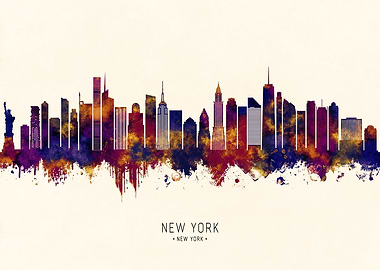 New York USA Skyline