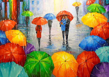 A bright melody of rain