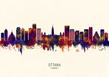 Ottawa Canada Skyline