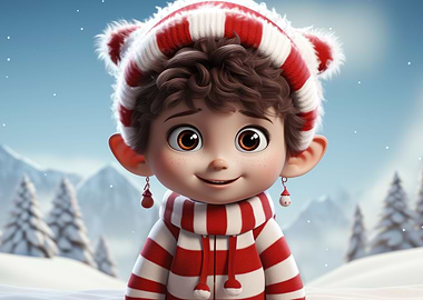 Christmas wall decoration